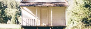 header image, small shack house