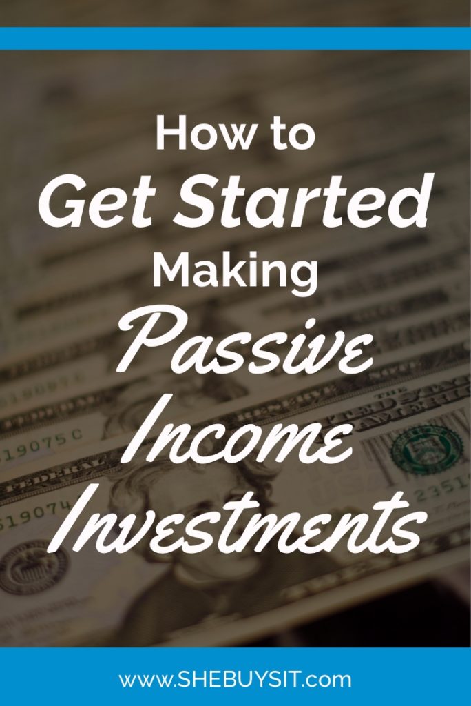 image of money: "How to Get Started Making Passive Income Investments"